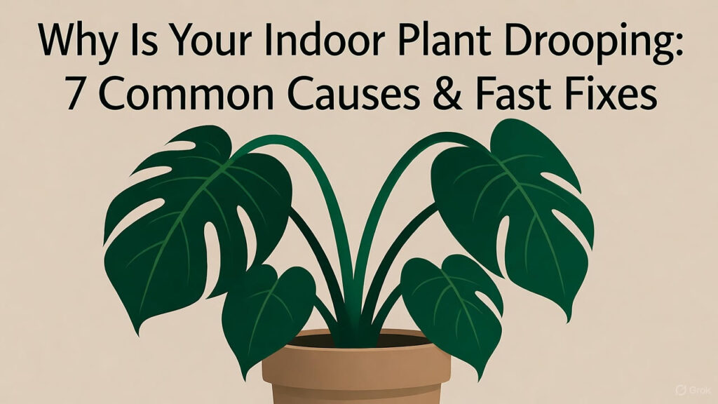 Why Is Your Indoor Plant Drooping: 7 Common Causes & Fast Fixes for Indian Homes