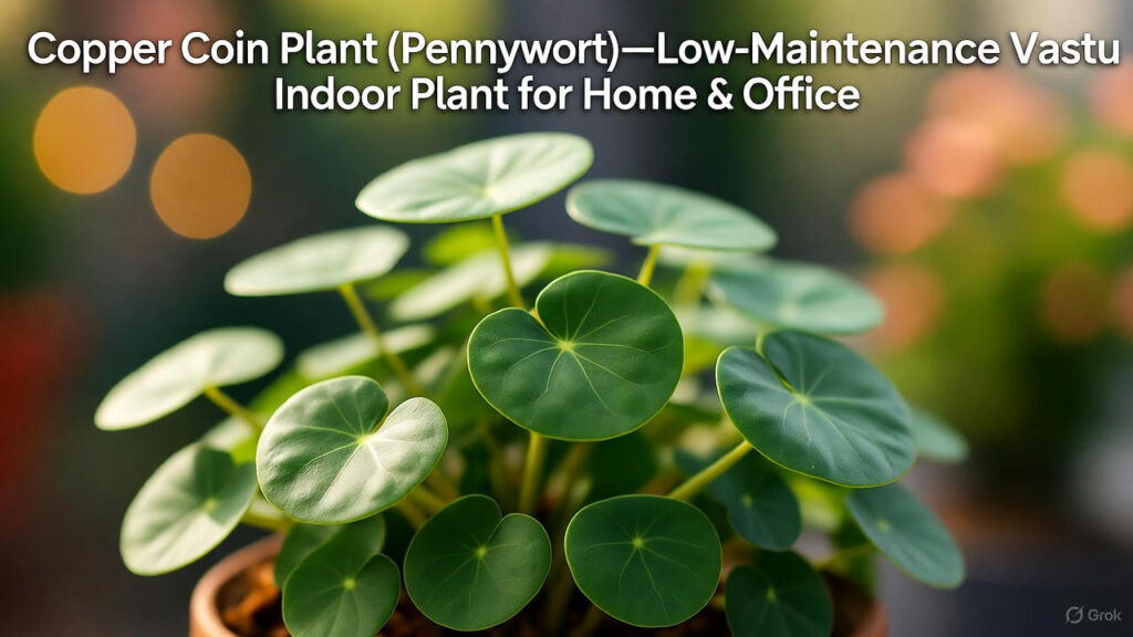 Copper Coin Plant (Pennywort)—Low-Maintenance Vastu Indoor Plant for Home & Office