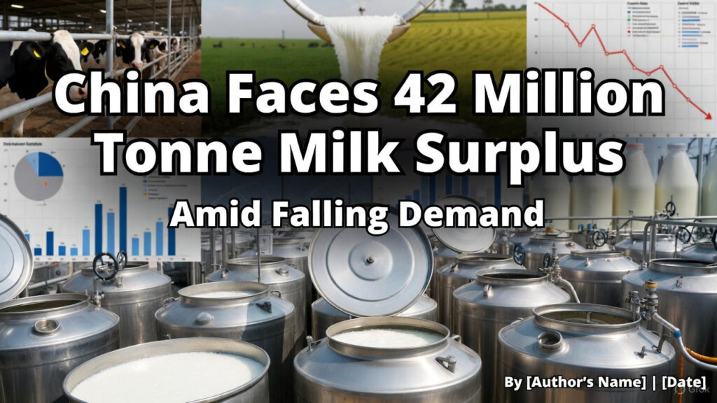 China faces 42 million tonne milk surplus amid falling demand
