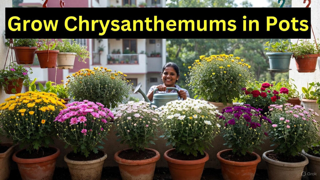 Growing Chrysanthemums in Pots: Complete Care Guide for Indian Home Gardeners
