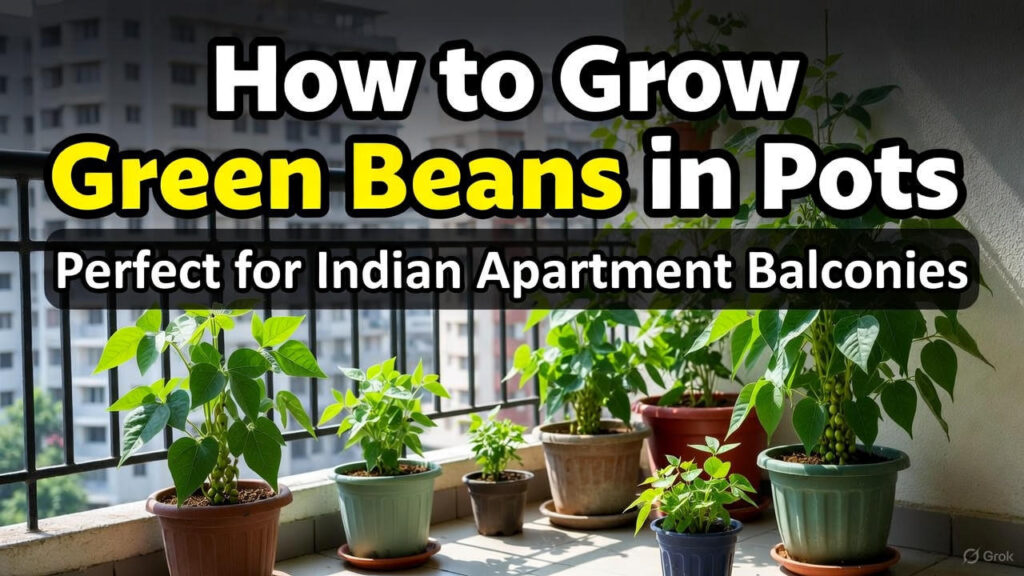 How to Grow Green Beans in Pots: Perfect for Indian Apartment Balconies