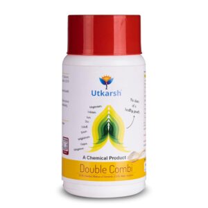 Utkarsh Double Combi – EDTA Chelated Mix – Calcium, Magnesium, Iron, Zinc, Boron, Copper, Manganese, Molybdenum, Cobalt(100% Water Soluble Chemical for Foliar Spray) (500 gm; Pack of 1)