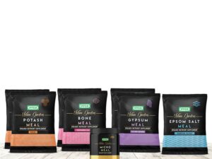 IFFCO URBAN GARDENS – Meal Series Combo 6.5Kg – Bone Meal 1.8Kg + Potash 1.8Kg + Epsom Salt 900Gm + Gypsum 1.8Kg + Micro Meal 250Gm – Slow Release All Plant Nutrient Supplement, Granules Form