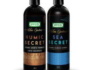 IFFCO Urban Gardens – Plant Growth Booster Combo – 400 ML – Seaweed Extract + Humic Acid – Organic Liquid Fertilizer for Plants, Soil Conditioner & Plant Root Growth Promoter