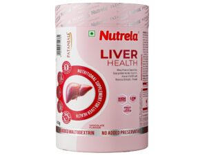 Nutrela Liver Health | High-Protein Nutritional Supplement for Liver Detox & Repair | Botanical Extracts & 21 Micronutrients – 400g