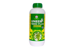 Uneem 10000 Plus Herbal Insecticide for Crops | Plant-Based Pest Repellent | Neem, Karanj, Custard Apple, Fish & Sesame Oils | Residue-Free & Safe | Compatible with PGR & Fungicides (100 ML)