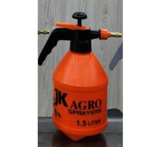 Garden Standard Manual Sprayer (1.5 Litre), Garden Pump Pressure Sprayer, Lawn Sprinkler, Water Mister, Spray Bottle for Herbicides, Manual (Orange)