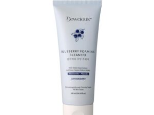 Blueberry Foaming Face Wash With Niacinamide and Blueberry Extract | Gentle Micronutrient-Rich Cleanser for Women and Men | Hydrating Non-Drying Skincare | 100 ml