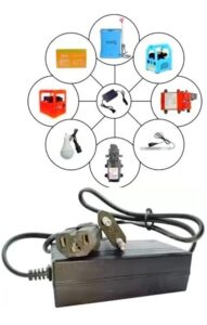 Mixfield Pump Charger Electronics 12 Volt 1.7 Amp Charger For Agriculture Spray Pump And Battery Power Charger Sprayer, Battery Charge – Pc, Usb Type C, Black