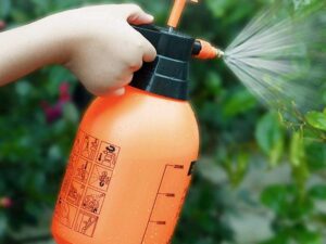 Garden Pump Pressure Sprayer | Lawn Sprinkler | Water Mister | Spray Bottle for Herbicides, Pesticides, Fertilizers, Plants Flowers 2 Liter Capacity -Spray Bottle Plant Water