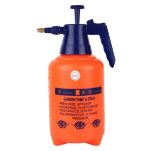 Garden Pump Pressure Sprayer | Lawn Sprinkler | Water Mister | Spray Bottle for Herbicides, Pesticides, Fertilizers, Plants Flowers 2 L Capacity -Spray Pump