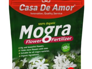 Casa De Amor Organic Plant Fertilizer for Mogra (Jasmine) Plants, Water Soluble, Promotes Growth and Flowering (200 gm)