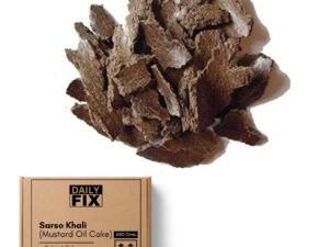 Sarso Khali Fertilizer for Plants – Organic Mustard Oil Cake Pieces | Pure & Natural Plant Manure | Farm-Sourced, Chemical-Free Fertilizer for Home Gardening & Nurseries 450 Grams