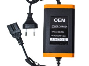 Heavy 1.8A Charger for All Kind Agricultural Spray Pump | Durable Design | 2-Pin Adapter for Quick Charging | Compact, Reliable, and Specially Built for The Indian Market