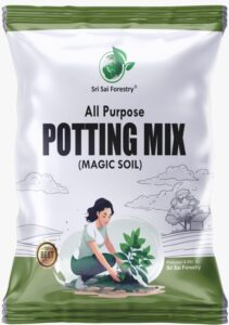 Organic Potting Soil Mix for Plants Home Garden (1KG)