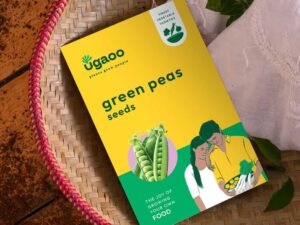UGAOO Green Peas Vegetable Seeds (Green, Pack of 16g)