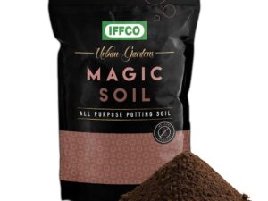 IFFCO Urban Gardens – Potting Soil Mix 20kg – Made with Export Quality Cocopeat with Added Organic Manure, Perlite & Nutrients – Ready to use Soil for Home Garden – Now Available in Single Pack