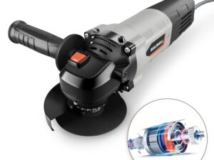 BUILDSKILL 850W Angle Grinder Machine | 100MM | M10 | Spindle Lock | 11000 RPM Speed | Copper Motor | Two Position Detachable Handle | Compact & Lightweight Grinding Machine (6 Months Warranty)