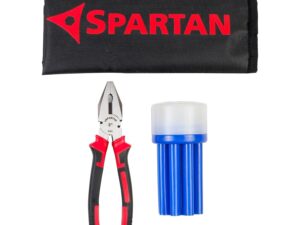Spartan Advance Home Hand Tool Kit Combo | Screw Driver Set & Plier | Screwdriver 8 Blades with Tester | 1 Pcs Plier | for Home, Garage, Car, Bike, Industry (Pack of 1)