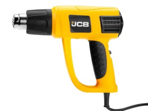 JCB Professional 2000W High Power Hot Air Gun, Heat Gun Machine with Heat Control | Dual Mode Setting 50-450C & 60-600C | Specially Protected Heat Element | HGN/2000/JCB