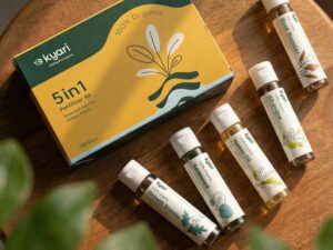 KYARI 5-in-1 Liquid Plant Care Kit | Growth Booster, Seaweed Extract, Root Booster, Neem Oil & All-in-One Tonic | Organic Fertilizer & Plant Protection Set for Indoor & Home Gardening