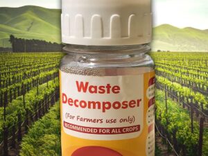 Ankur Organics Waste Decomposer 10 Bottles, Organic Waste Decomposer for Agriculture, Plants, Gardening, and Farming – Pack of 4