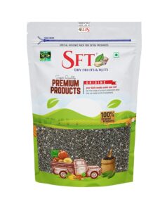 SFT Chia Seeds 1 Kg – seed for Weight Management | Rich in Calcium, Protein & Fibre | Beat the Heat | 100% Clean Chia seed for Eating | Antioxidant Rich
