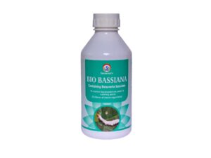 Bio Bassiana | Bio-Insecticide with Beauveria bassiana | Targets Larval & Pupal Stages of Pests | Contact & Ingestion-Based Action (500 ml)