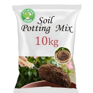 SDFIndia Soil Potting Mix for All Plants 10kg | Ready to Use Premium Potting Soil with Vermicompost & Neem Cake Enriched with Bio-Fertilisers Ideal for Indoor and Outdoor Vegetable Plants
