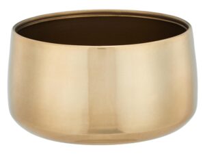 amazon basics Metal Planter Pot | Suitable for Living Room/Home Décor/Terrace/Balcony & Home Gardening (Gold)