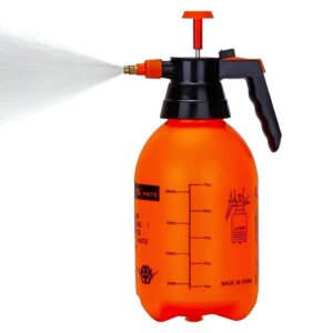 Garden Pump Pressure Sprayer | Lawn Sprinkler | Water Mister | Spray Bottle for Herbicides, Pesticides, Fertilizers, Plants Flowers 2 Liter Capacity -Spray Bottle for Plant Water