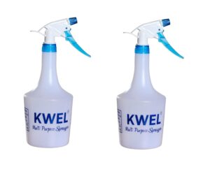 KWEL Trigger Spray Bottle Water Mister for Herbicides, Pesticides, Fertilizers, Plants Flowers, Home and Garden with 1000 ml Capacity – Pack of 2