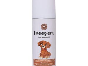 Freeze’em Tick Remover Spray for Dogs| Freezes Ticks for Easy & Safe Removal|Non-Toxic & Insecticide Free – Grade-2305 120ml
