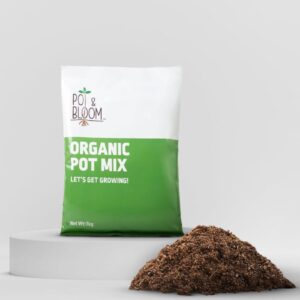 Organic Pot Mix 1 KG l Fertilizer Mixed Soil | Soil Mixture for Plants & Gardening| Vermicompost for Plants| Potting Mix for Planting, Gardening