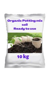 Plant Potting Mix Soil for Plants10Kg – Soil Less All Purpose Ready to Use Potting Mix Made with Vermicompost/Neem Cake/Potash/River Sand/Bone Meal (10 KG)