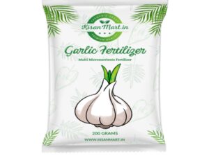 Garlic Fertilizer – Organic Growth Booster for Bigger Bulbs & Stronger Roots | 100% Natural Bio Fertilizer for High Yield & Disease Protection (1, Garlic, 200 Grams)