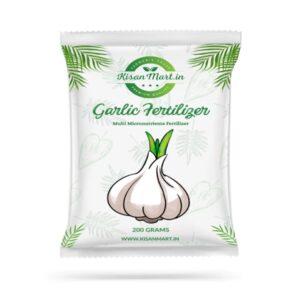 Garlic Fertilizer – Organic Growth Booster for Bigger Bulbs & Stronger Roots | 100% Natural Bio Fertilizer for High Yield & Disease Protection (1, Garlic, 200 Grams)