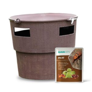 RPW Lure® Combo Pack – Pheromone Lure for Red Palm Weevil (Rhynchophorus ferrugineus) & Coco Trapp® | Includes – 5 RPW® Lures & 5 Traps