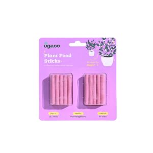 UGAOO Plant Food Bloom Sticks for All Flowering Plants Home Garden – Pack of 20