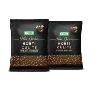 IFFCO Urban Gardens – HortiCulite – 900gm – Exfoliated Vermiculite for Plants, Hydroponics – Organic Lightweight Amendment to Soil/Potting Mix, to Improve Aeration & Water Retention