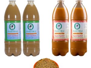 Pasuthai’s Panchagavya(Natural Fertilizer)(2L) + Agnihastra(Natural Pesticides)(2L) + Ganajeevamrutha(Natural Manure)(1KG) | Pest Controller, Soil Promoter, Plant Health Booster, Chemical-Free (1)
