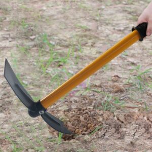 Trustbasket Heavy Duty Double Hoe – Durable Kudali for Agriculture & Gardening | Soil Digging Tools for Garden & Farming | Hoe Garden Tool for Ploughing | Kodali Tools & Agriculture Farming Equipment