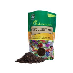 SJ Organics Succulant Mix 900g Pack for Rich Home Gardening Experience (Pack of 1)