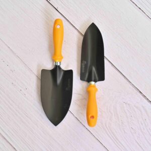 UGAOO Durable Gardening Hand Tool Kit for Gardening- 2 Pcs (Trowel, Transplanter)