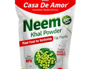 Casa De Amor Neem Cake Powder | Organic Plant Food & Natural Pest Repellent | Enriches Soil & Protects Roots | Neem Khal for Healthy Growth | 450 gm