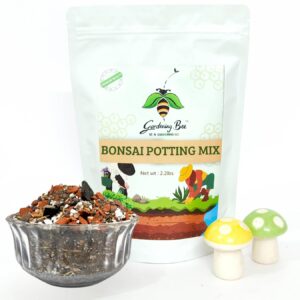 Bonsai Potting Mix (2kg) Essential Organic Premium Soil for BonsaiMix | Curated by Bonsai Artists | Ready to use Plants Loose, Well-Drained, Porous Holds Optimum Moisture (2 kg)
