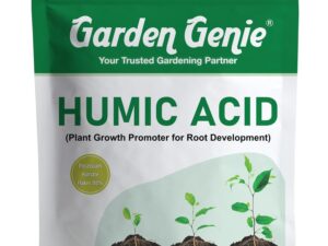 Garden Genie Humic Acid for Plants (Potassium Humate Flakes 98%) | Plant Growth Enhancer, Soil Conditioner, Improves Plant Root System, 250g