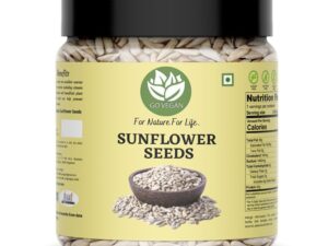 Go Vegan Sunflower Seeds 1kg – Raw Sunflower Seeds for Eating | Diet Food | Healthy Snack | Raw seeds | Weight management [jar pack ]