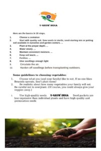 U-GROW INDIA ZINNIA DOUBLE MIX FLOWER SEEDS (100 SEEDS/PACKET)