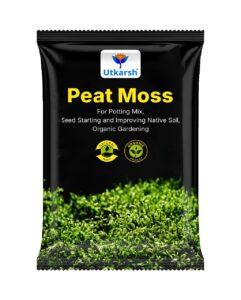 Utkarsh Peat Moss (for Potting Mix, Seed Starting and Improving Native Soil, Organic Gardening) 50 GM